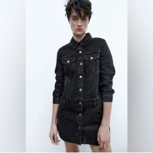 NWT Zara The Zoe Denim Dress